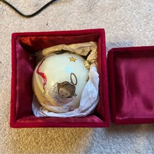 Angel Christmas Ornament in Red Box